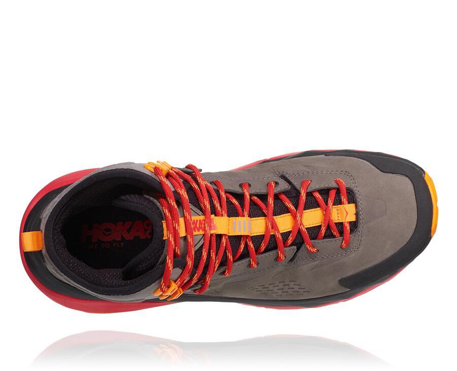 Hoka One One Yürüyüş Botları Erkek Kahverengi/Siyah - Kaha Gore-Tex - UG6247103